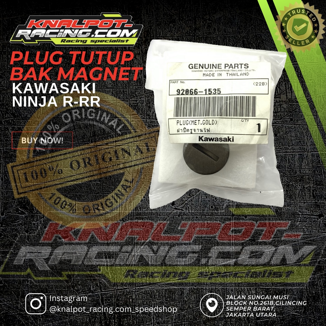 PLUG TUTUP BAK MAGNET KAWASKI NINJA R RR 